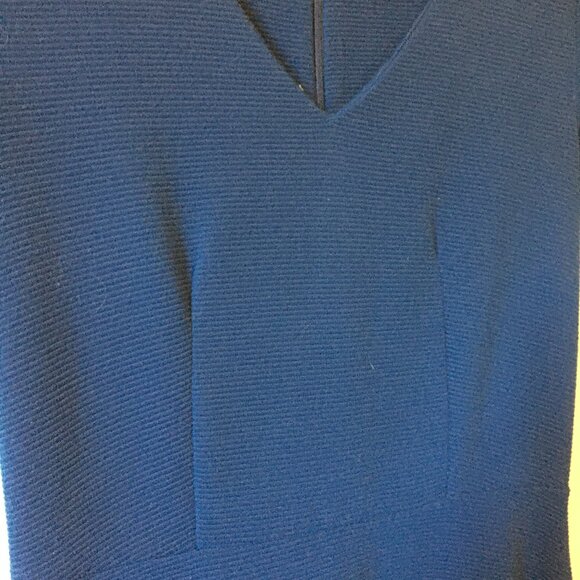 Merona Cyan Blue Cap Sleeve Fit & Flare Dress - Picture 5 of 16